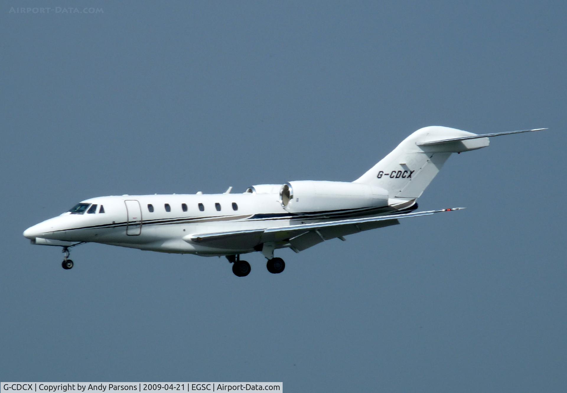 G-CDCX, 2002 Cessna 750 Citation X Citation X C/N 750-0194, Crew training at Cambridge