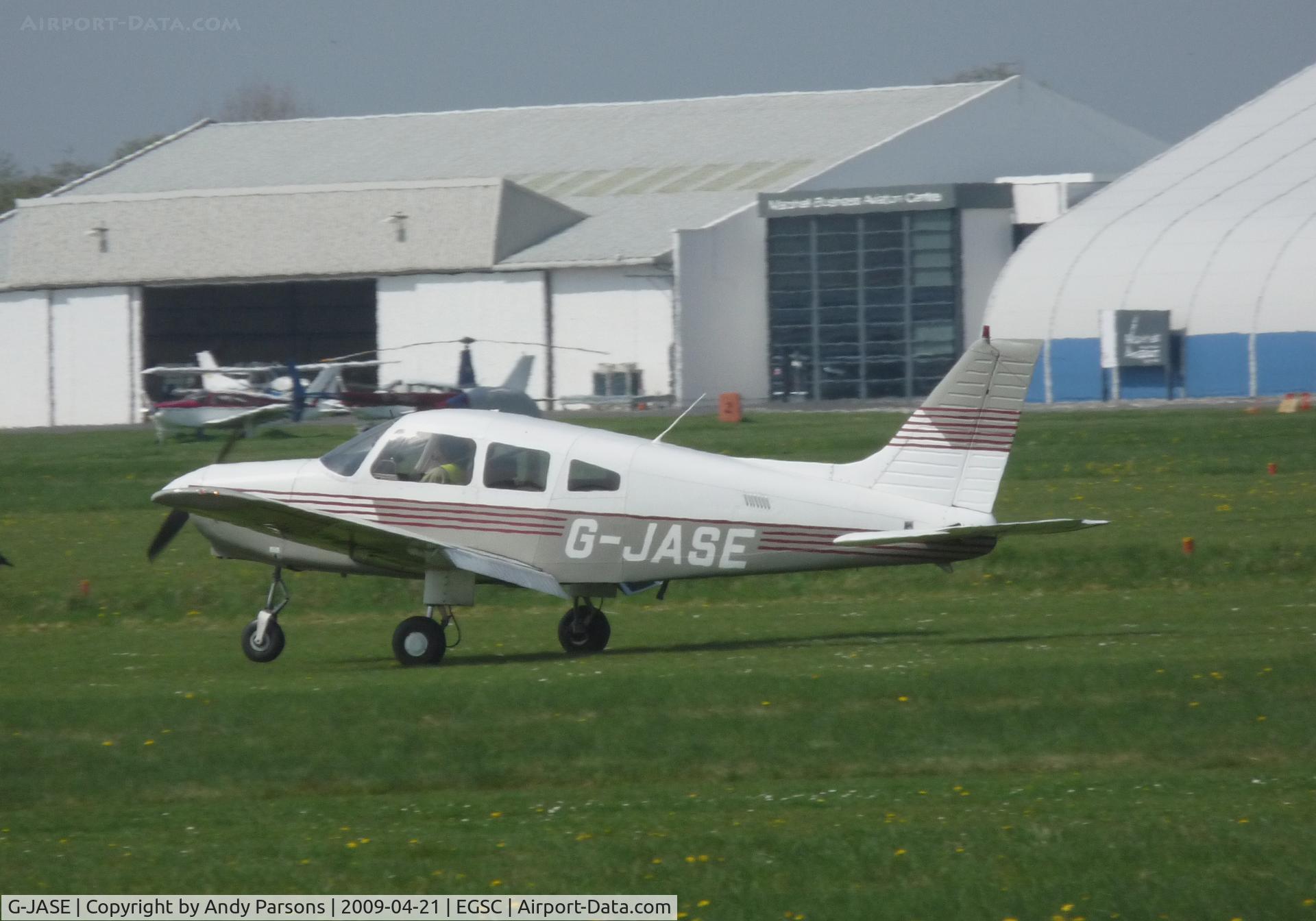 G-JASE, 1982 Piper PA-28-161 Cherokee Warrior II C/N 28-8216056, training at its home base Cambridge