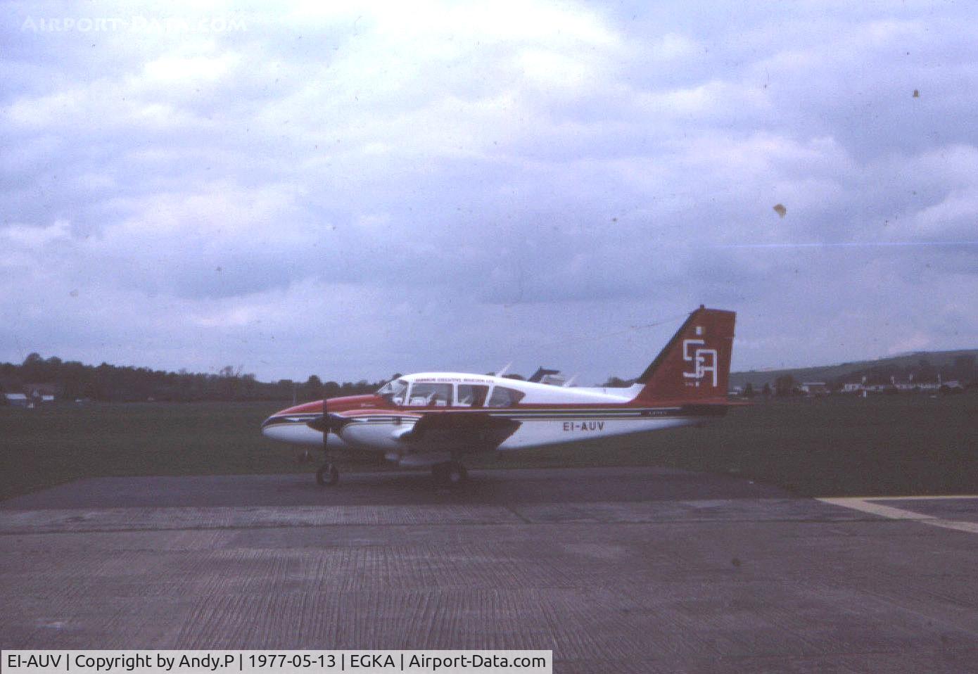 EI-AUV, 1964 Piper PA-23-250C Aztec C/N 27-2554, Scanned off an old slide