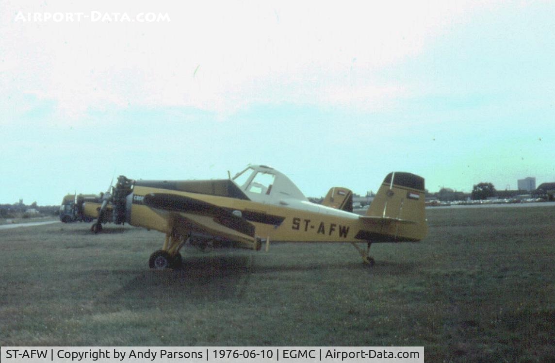 ST-AFW, 1976 Rockwell S-2R-600 Thrush Commander C/N 2052r, One of about 15 that passed through Southend on del