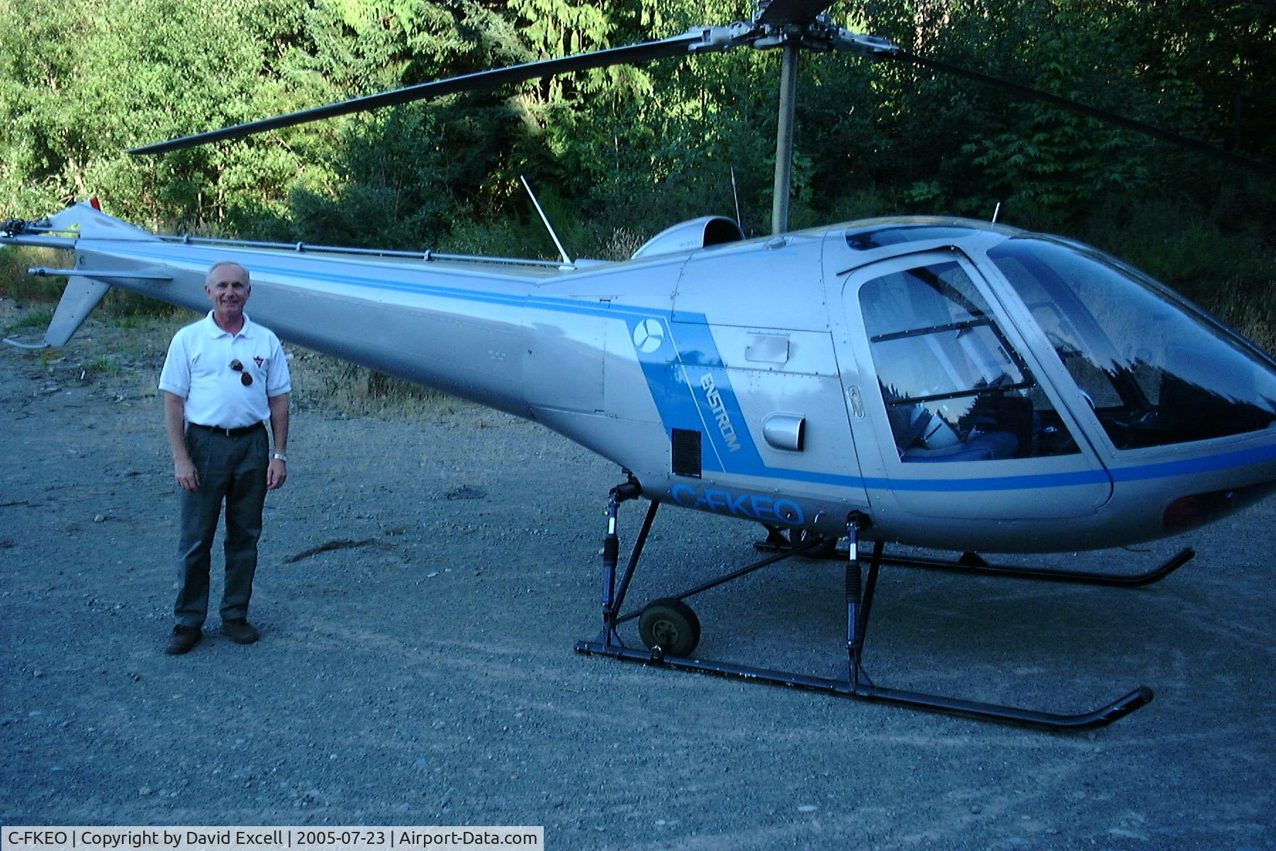C-FKEO, 1976 Enstrom 280C Shark C/N 1046, My Friend and neighbor Bob - Mill Springs  - I have other pics