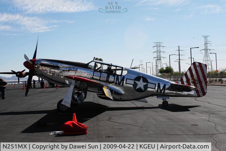 N251MX, 1943 North American P-51C-10 Mustang C/N 103-22730, Glendale