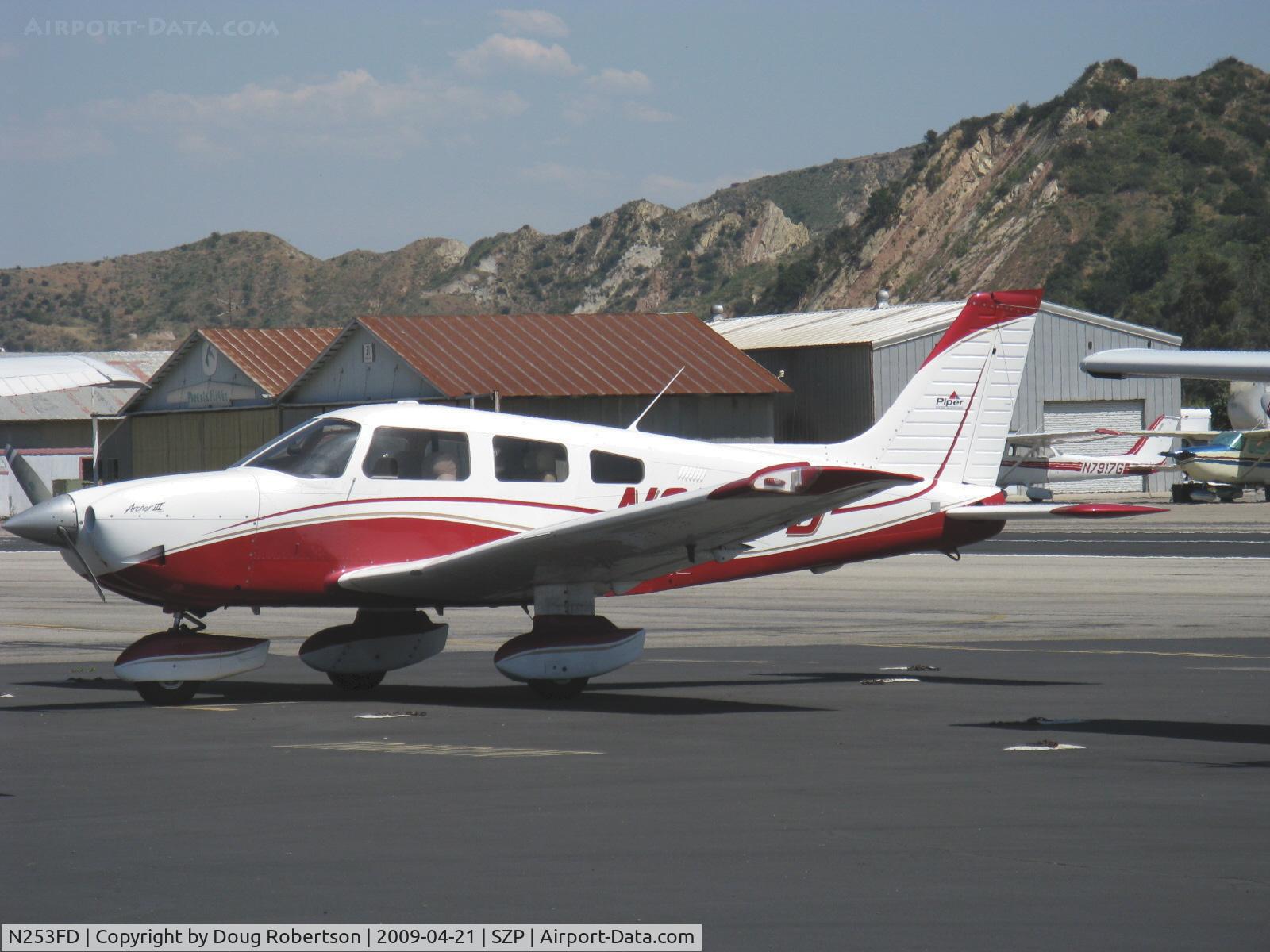 N253FD, Piper PA-28-181 Archer III C/N 2843321, Piper PA-28-181 ARCHER II, Lycoming O-360-A4M 180 Hp