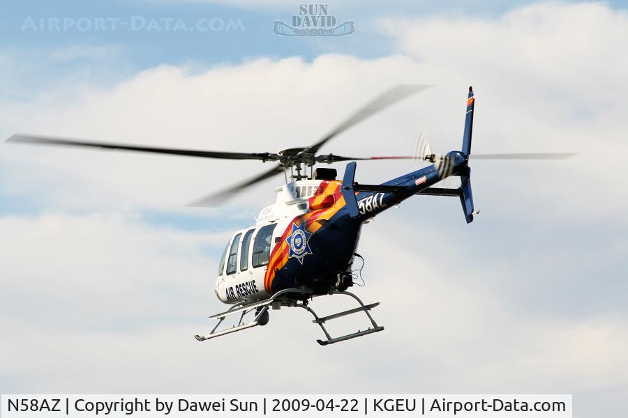 N58AZ, Bell 407 C/N 53736, take off