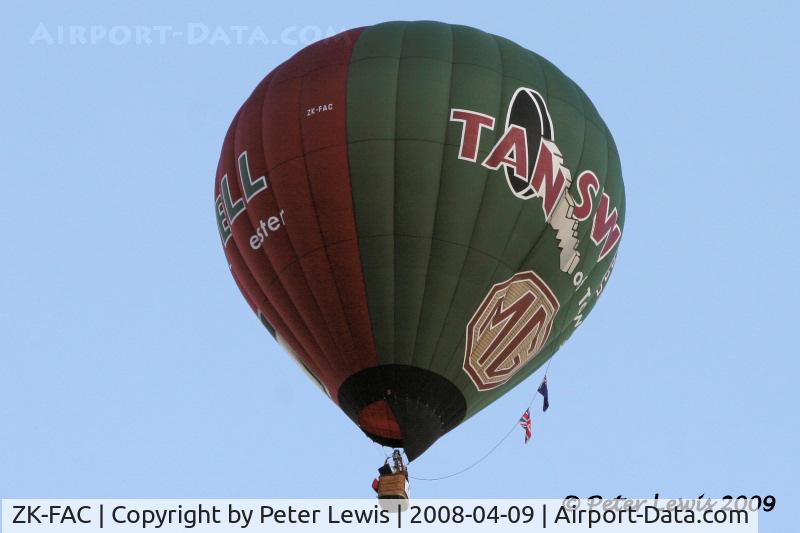 ZK-FAC, Lindstrand Balloons LBL 90A C/N 434, J R Clifton, Upper Moutere
