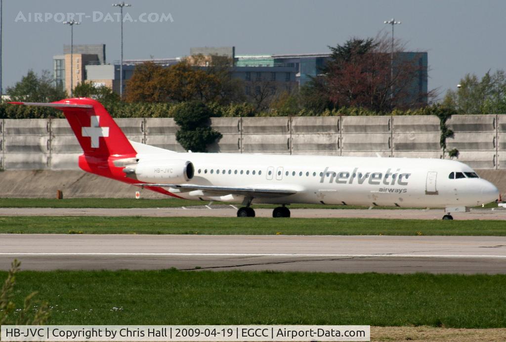 HB-JVC, 1994 Fokker 100 (F-28-0100) C/N 11501, Helvetic Airways