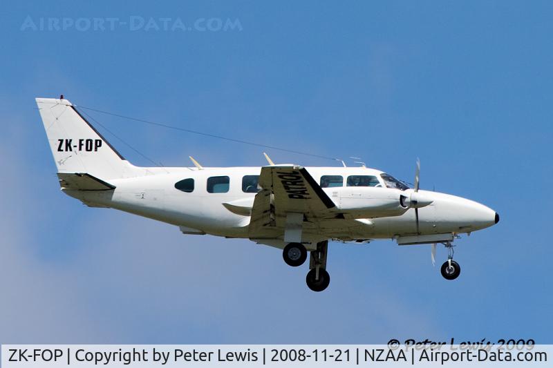 ZK-FOP, Piper PA-31-350 Chieftain C/N 31-7405227, Airwork Holdings Ltd., Papakura