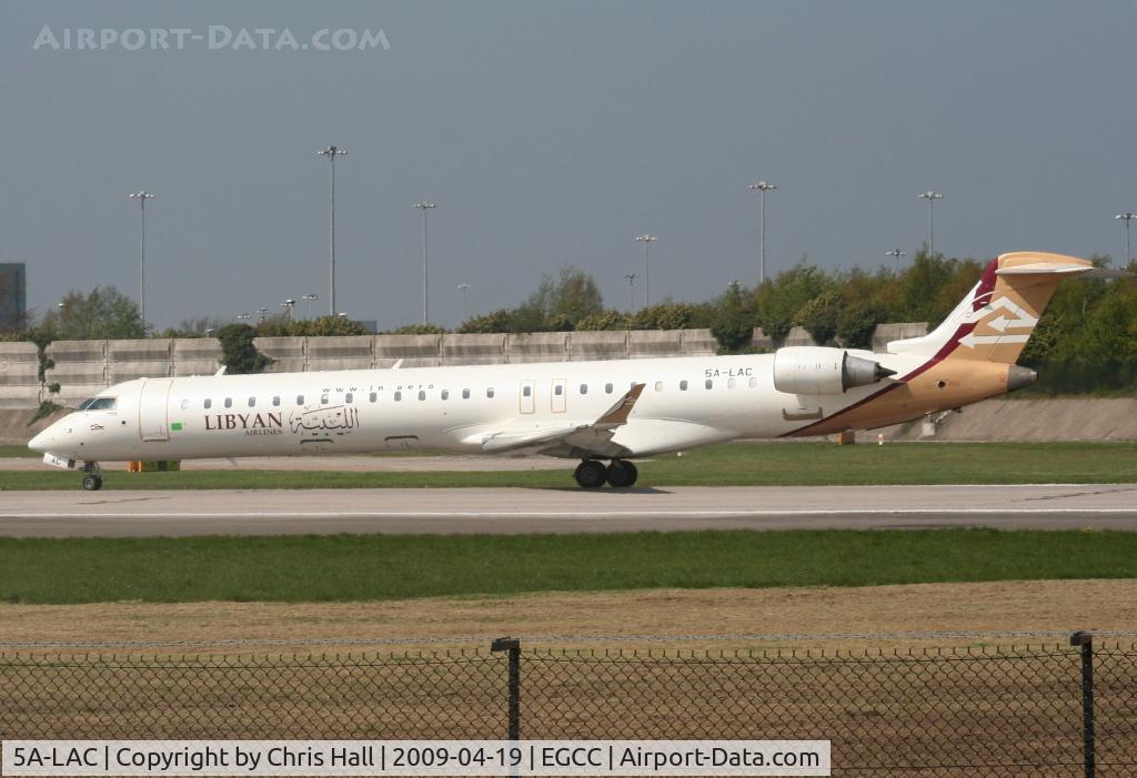 5A-LAC, 2007 Bombardier CRJ-900ER (CL-600-2D24) C/N 15122, Libyan Airlines