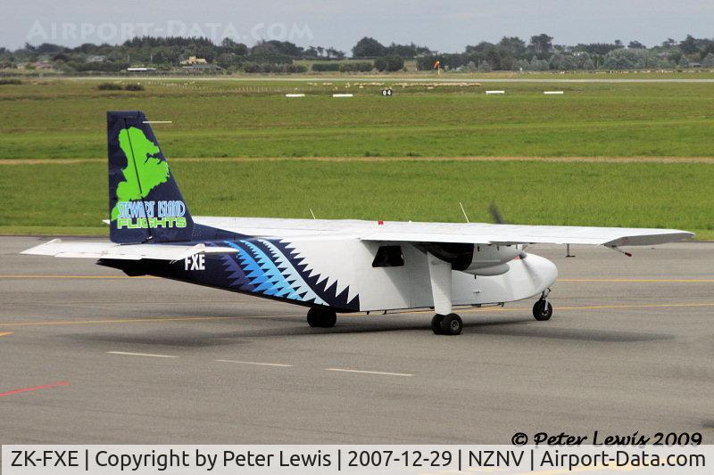ZK-FXE, Britten-Norman BN-2A-26 Islander C/N 110, South East Air Ltd., Invercargill