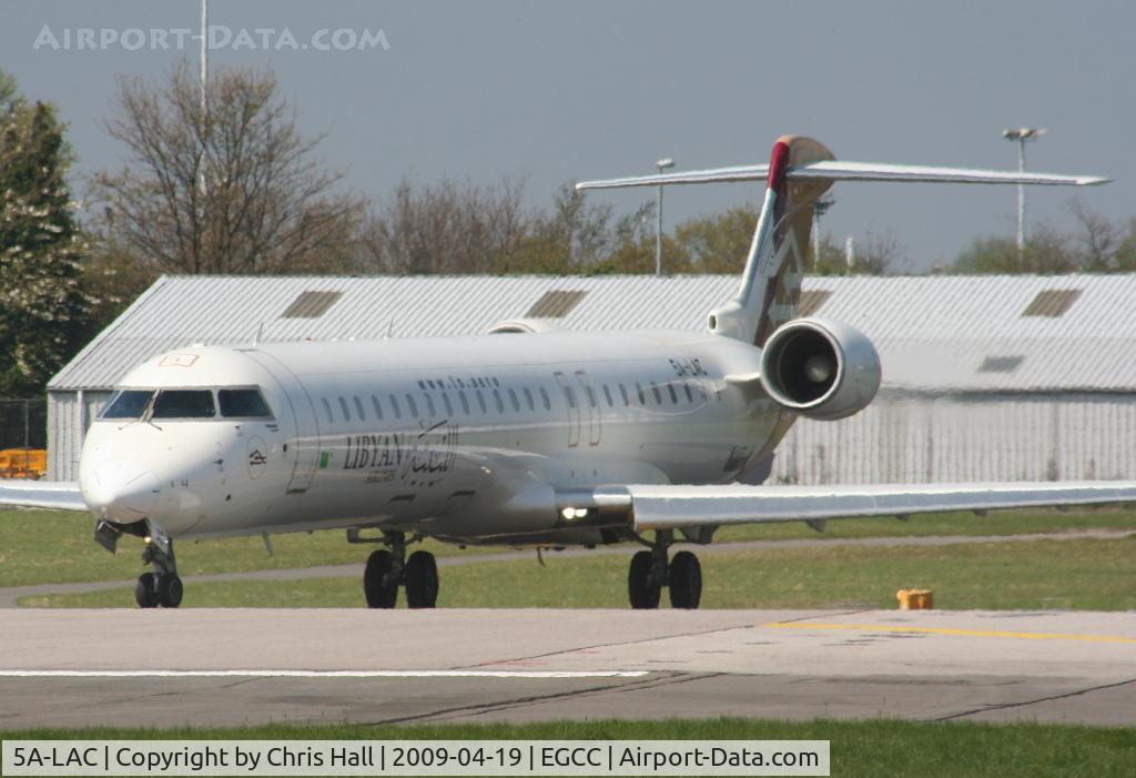 5A-LAC, 2007 Bombardier CRJ-900ER (CL-600-2D24) C/N 15122, Libyan Airlines