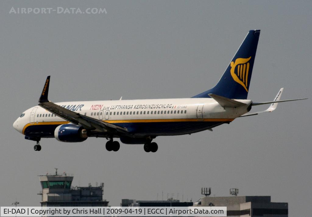 EI-DAD, 2002 Boeing 737-8AS C/N 33544, Ryanair
