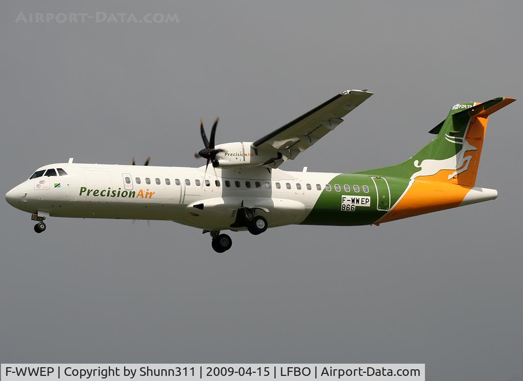 F-WWEP, 2009 ATR 72-212A C/N 866, C/n 866 - To be 5H-PWC