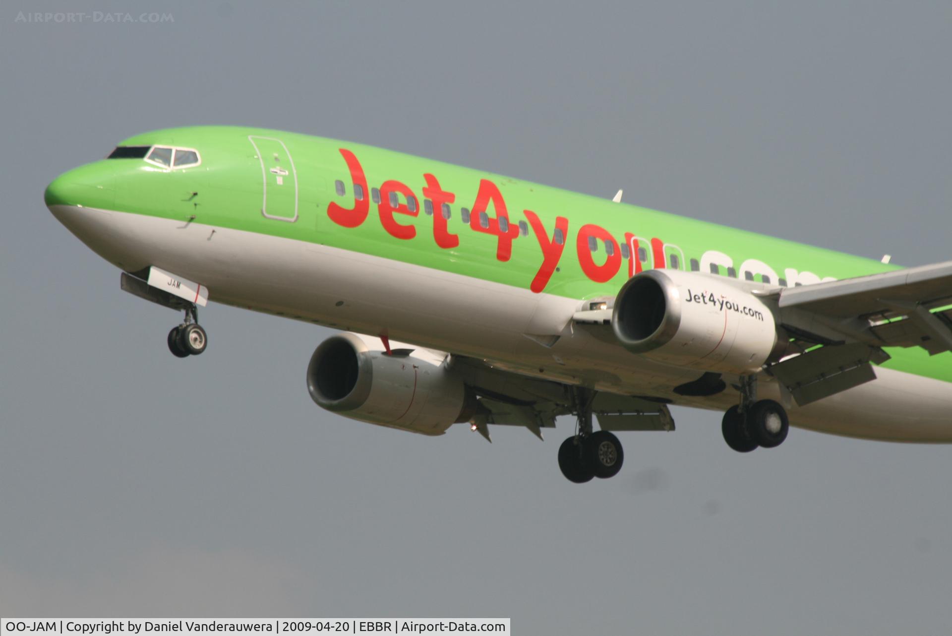 OO-JAM, 1997 Boeing 737-46J C/N 28867, arrival of flight JAF1854 to rwy 25L