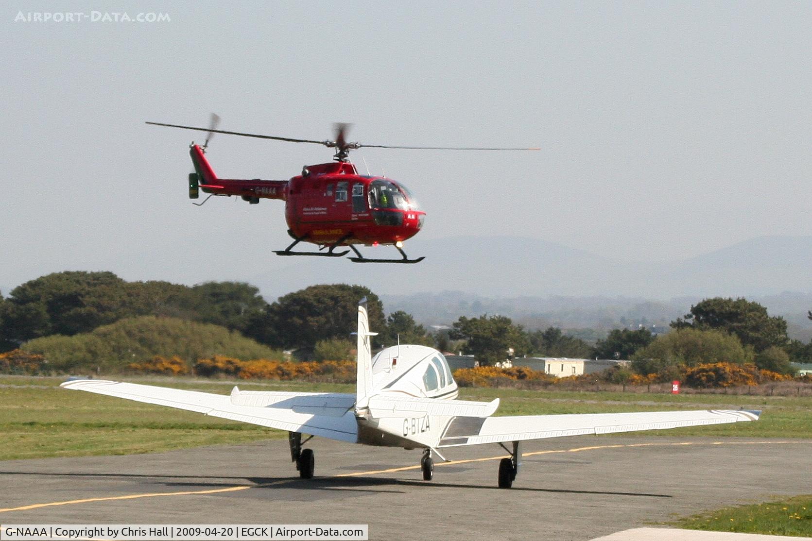 G-NAAA, 1993 MBB Bo-105DBS-4 C/N S-34/912, North Wales Air Ambulance operated by Bond Air Services. Previous ID: G-BUTN