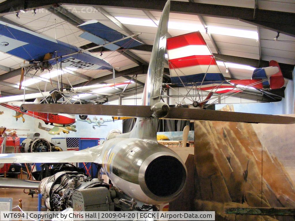 WT694, 1954 Hawker Hunter F.1 C/N 41H/665511, Hawker Hunter F.1 at Caernarfon Airworld