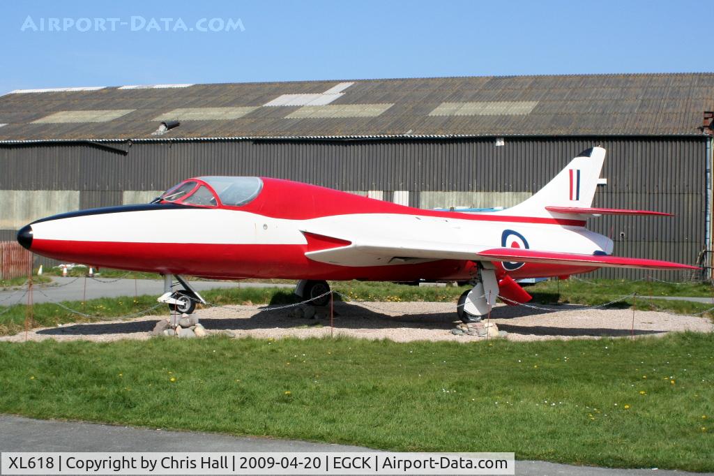 XL618, Hawker Hunter T.7 C/N 41H-695352, Hawker Hunter T.7 at Caernarfon Airworld