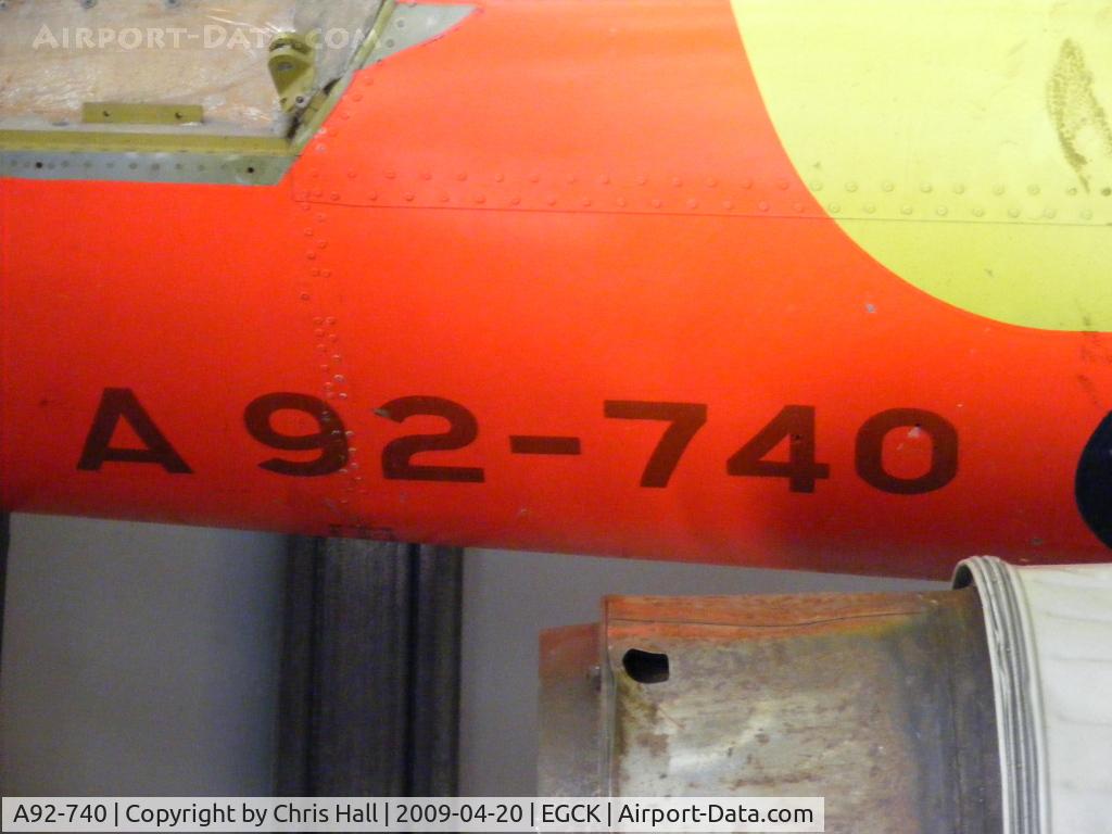 A92-740, GAF Jindivik Mk.103BL C/N 114, GAF Jindivik 3 at Caernarfon Airworld