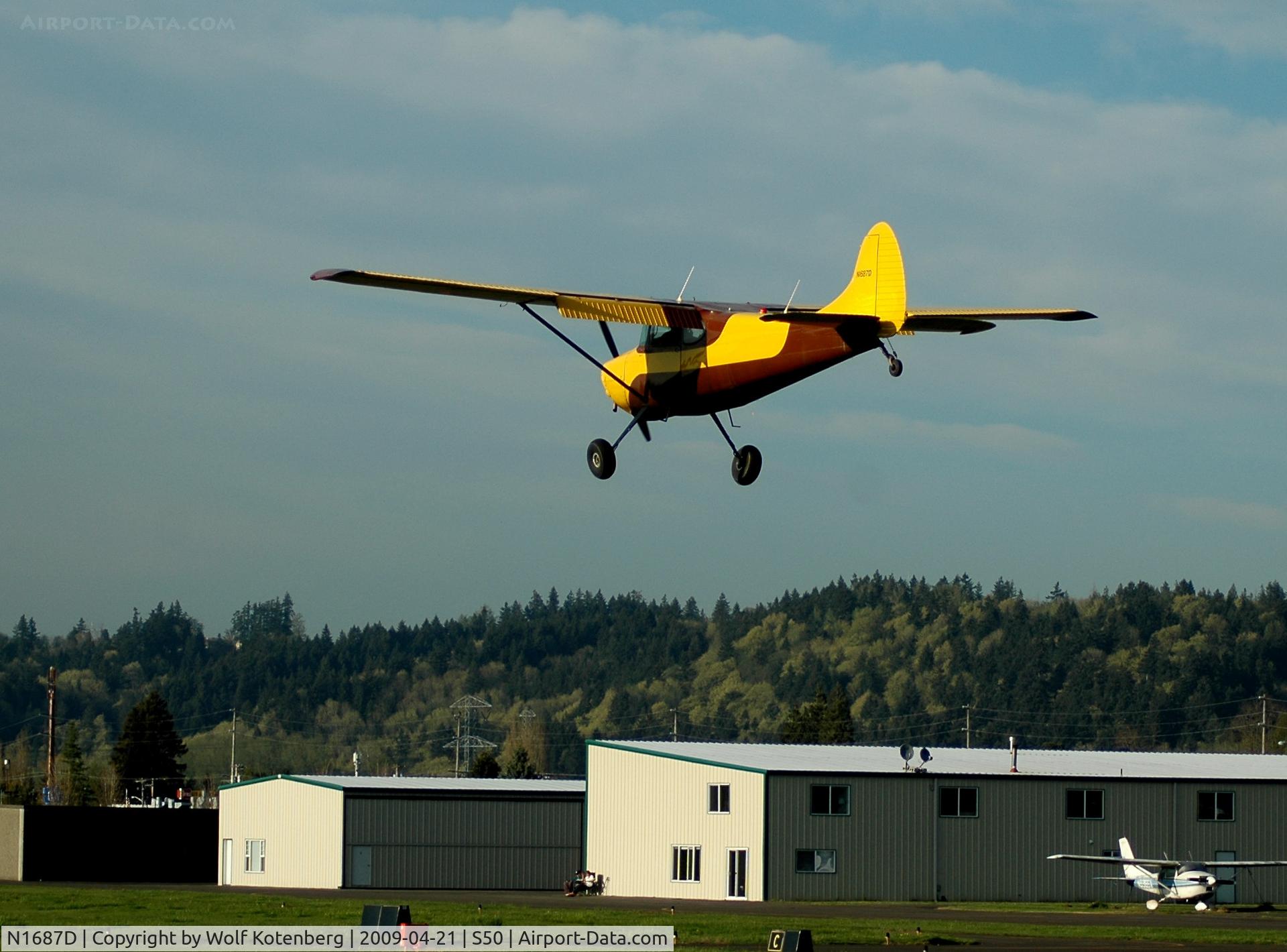 N1687D, 1952 Cessna 170B C/N 20329, a few feet and I am there