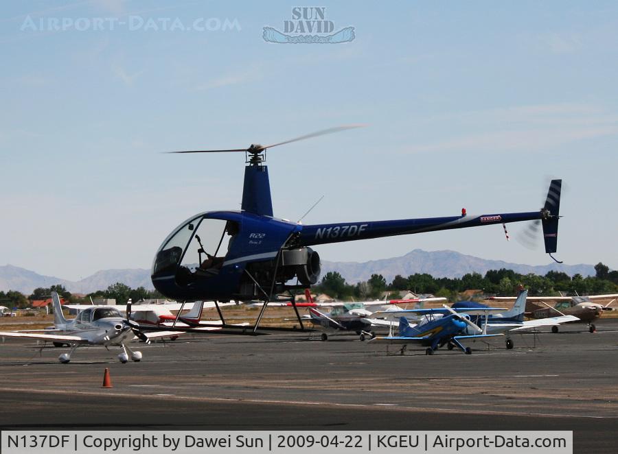 N137DF, 2002 Robinson R22 Beta C/N 3378, N137DF
