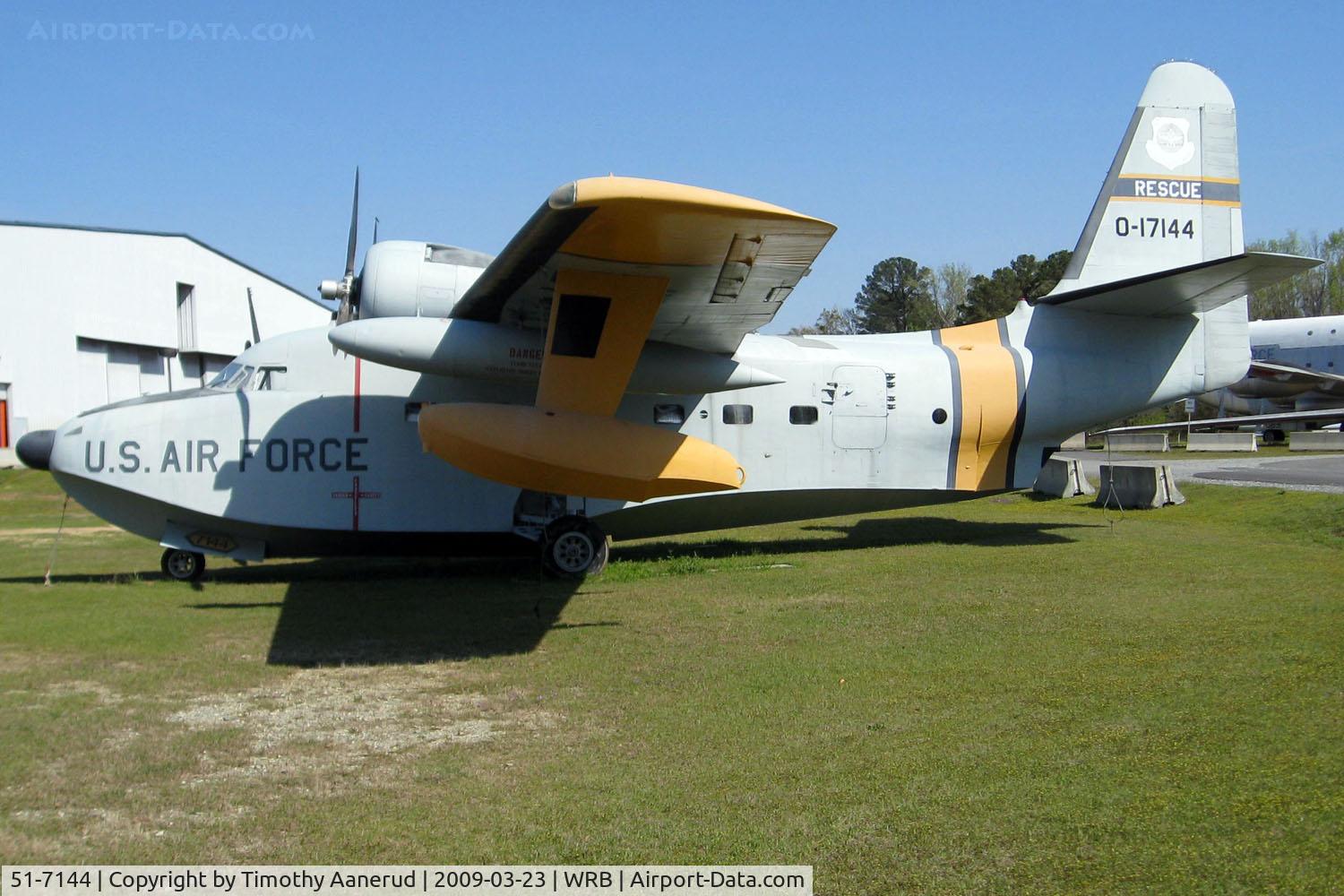 51-7144, 1951 Grumman HU-16B Albatross C/N G-194, Museum of Aviation, Robins AFB