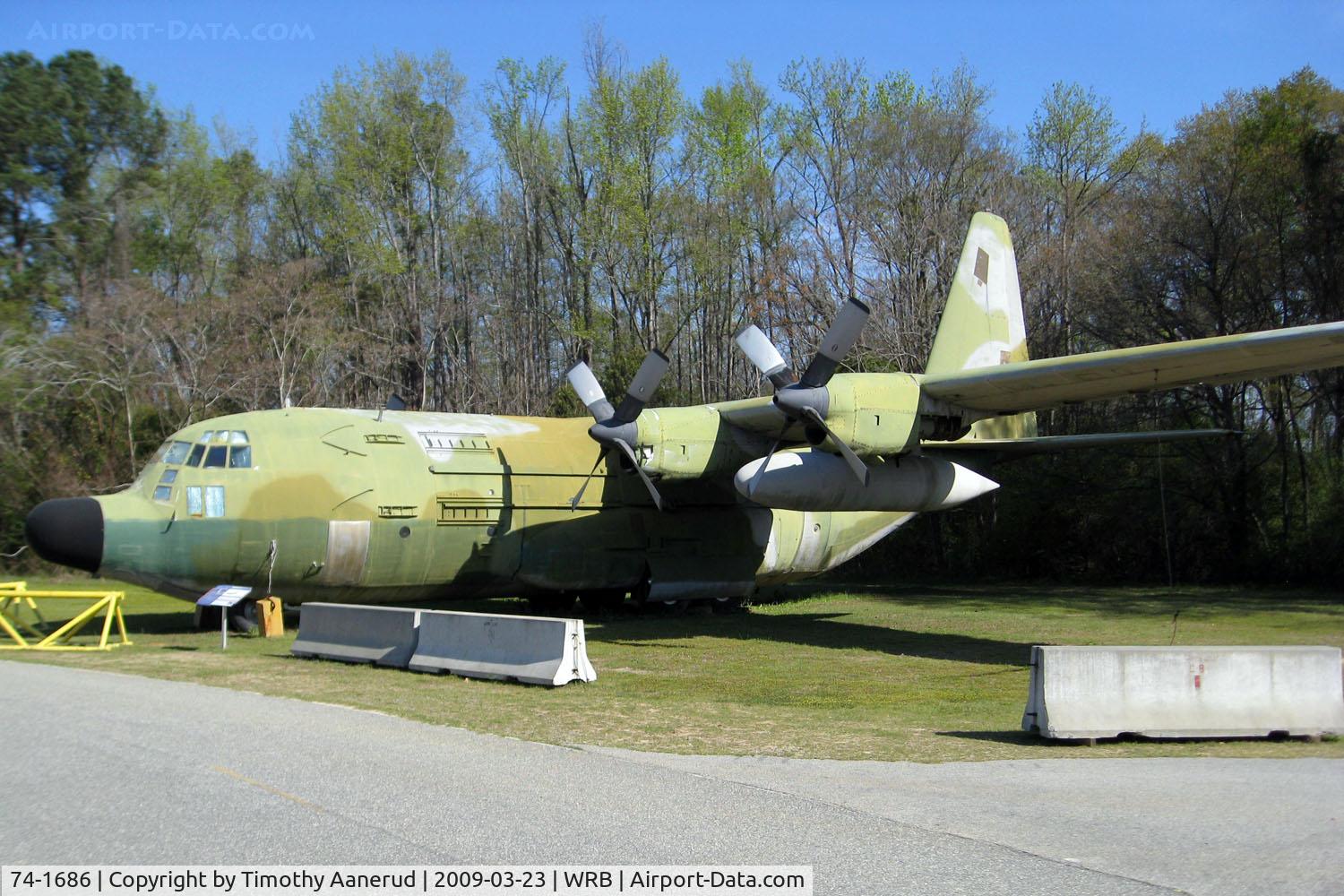 74-1686, 1974 Lockheed C-130H Hercules C/N 382-4669, Museum of Aviation, Robins AFB