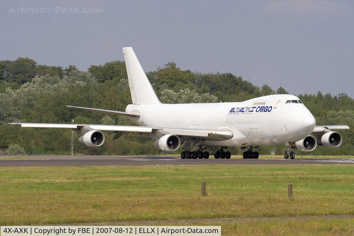 4X-AXK, 1980 Boeing 747-245F C/N 22151, lining up RW24