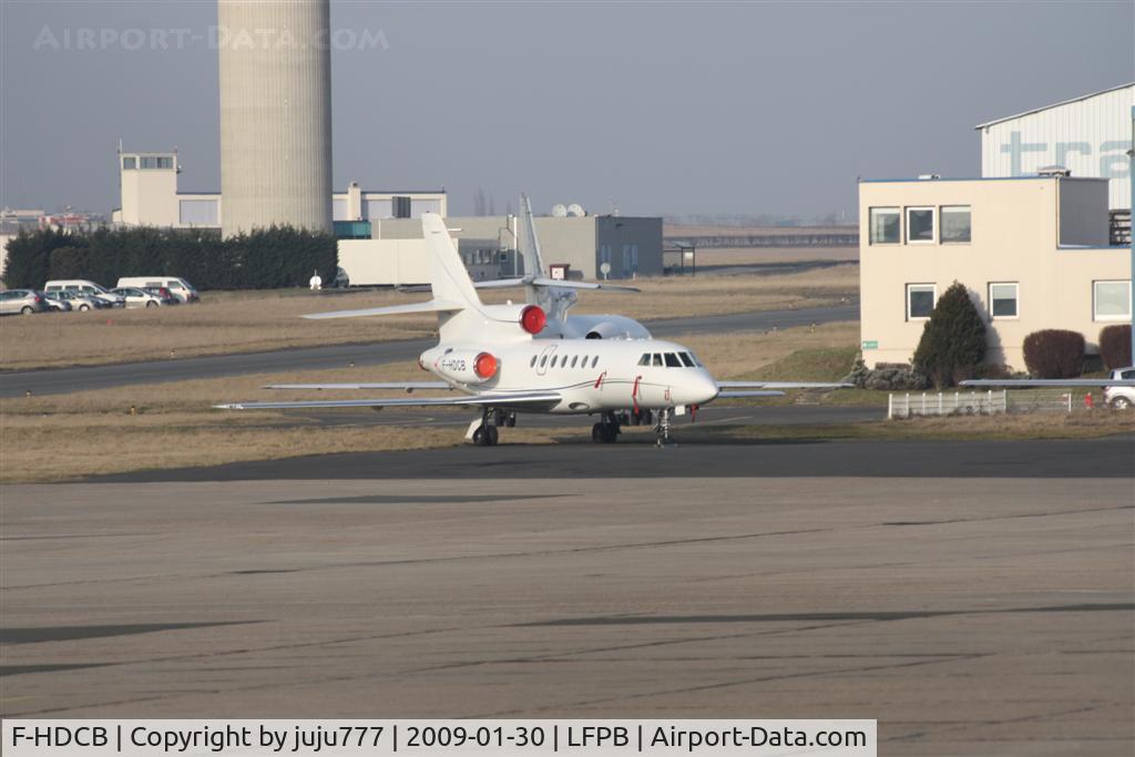 F-HDCB, 1990 Dassault Falcon 50 C/N 204, on transit at Le Bourget