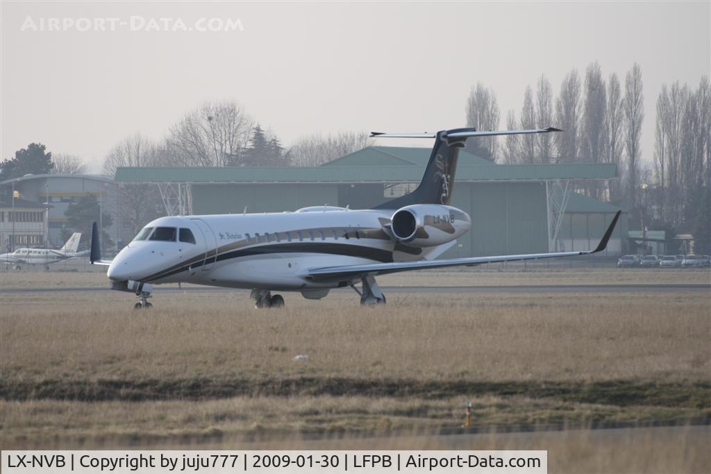 LX-NVB, 2007 Embraer ERJ-135BJ 600 Legacy C/N 14501002, on transit at Le Bourget