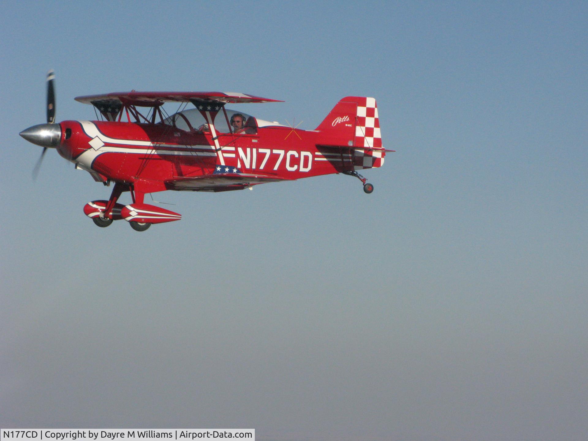 N177CD, 2004 Aviat Pitts S-2C Special C/N 6069, In flight Superior, Nebraska