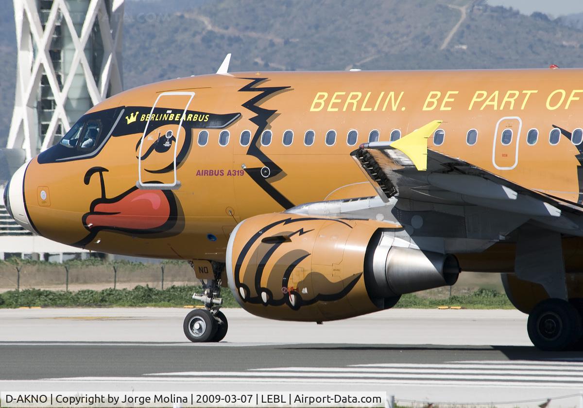D-AKNO, 1999 Airbus A319-112 C/N 1147, 