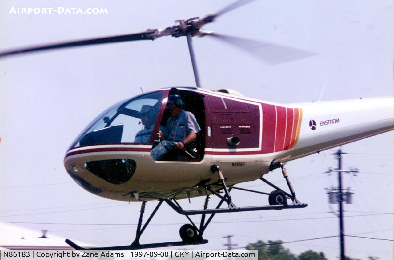 N86183, 1981 Enstrom F280 C/N 1506, At Arlington Municipal - Enstrom Helicopter
