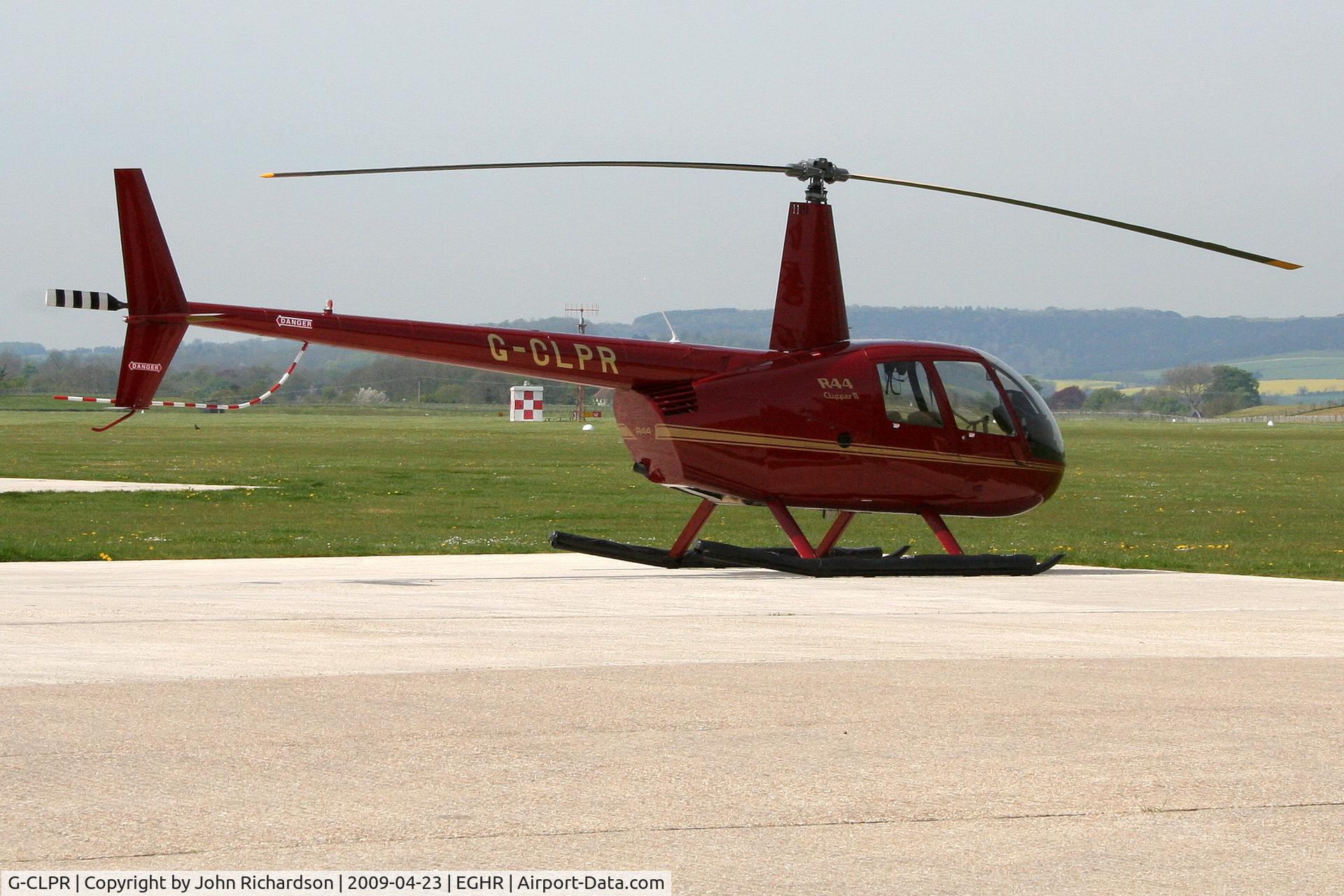 G-CLPR, 2009 Robinson R44 Raven II C/N 12675, At Goodwood