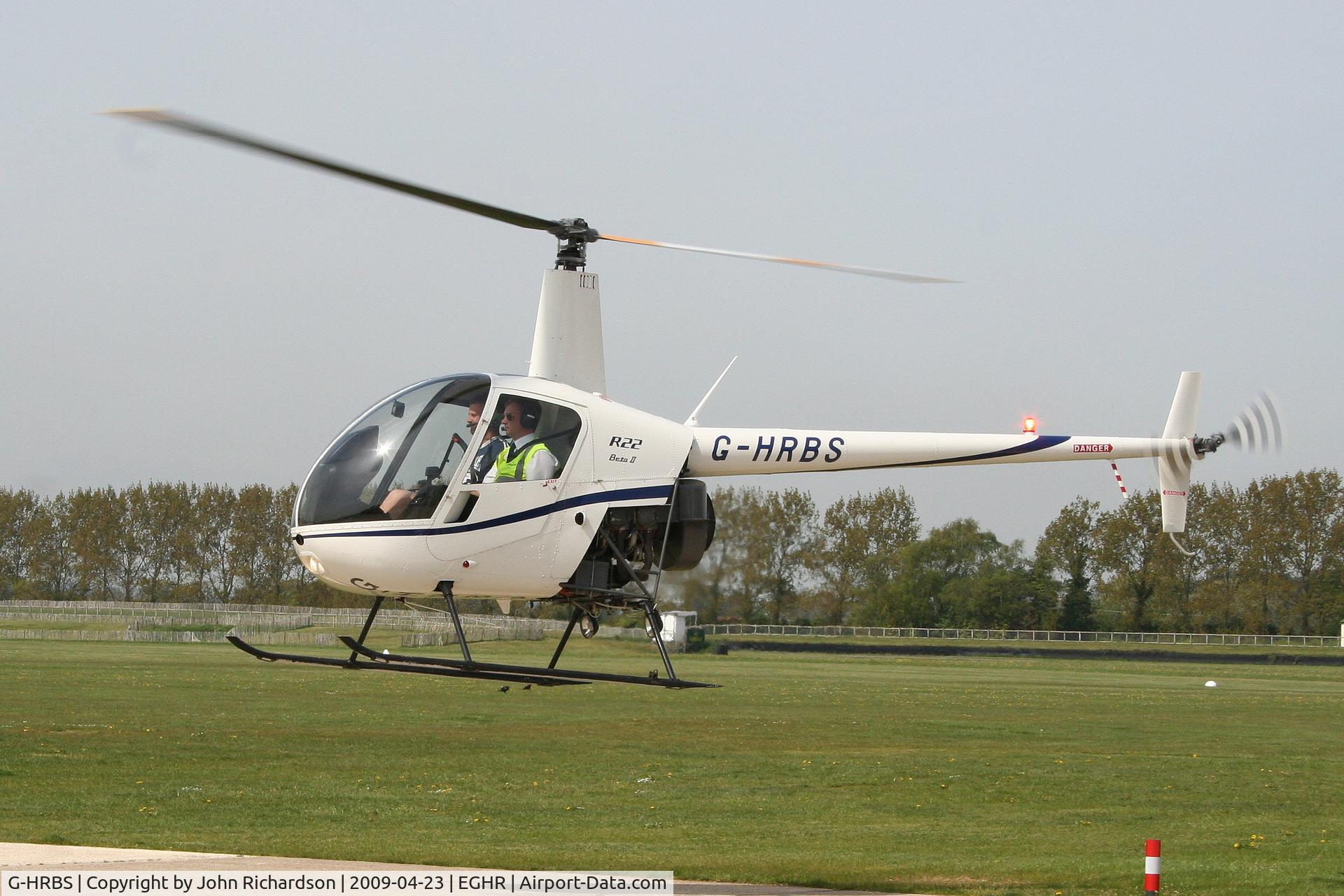 G-HRBS, 2004 Robinson R22 Beta C/N 3537, At Goodwood