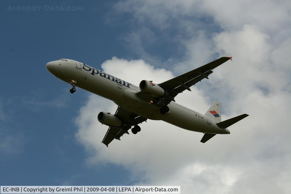 EC-INB, 2003 Airbus A321-231 C/N 1946, My first picture of an A-321 of Spanair