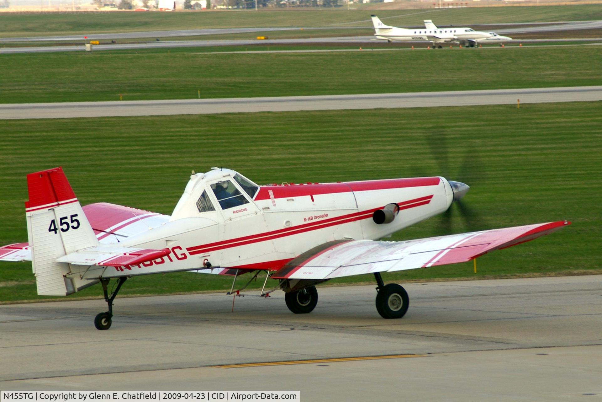 N455TG, 1998 PZL-Mielec M-18B C/N 1Z027-27, Taxiing to Runway 13 for departure