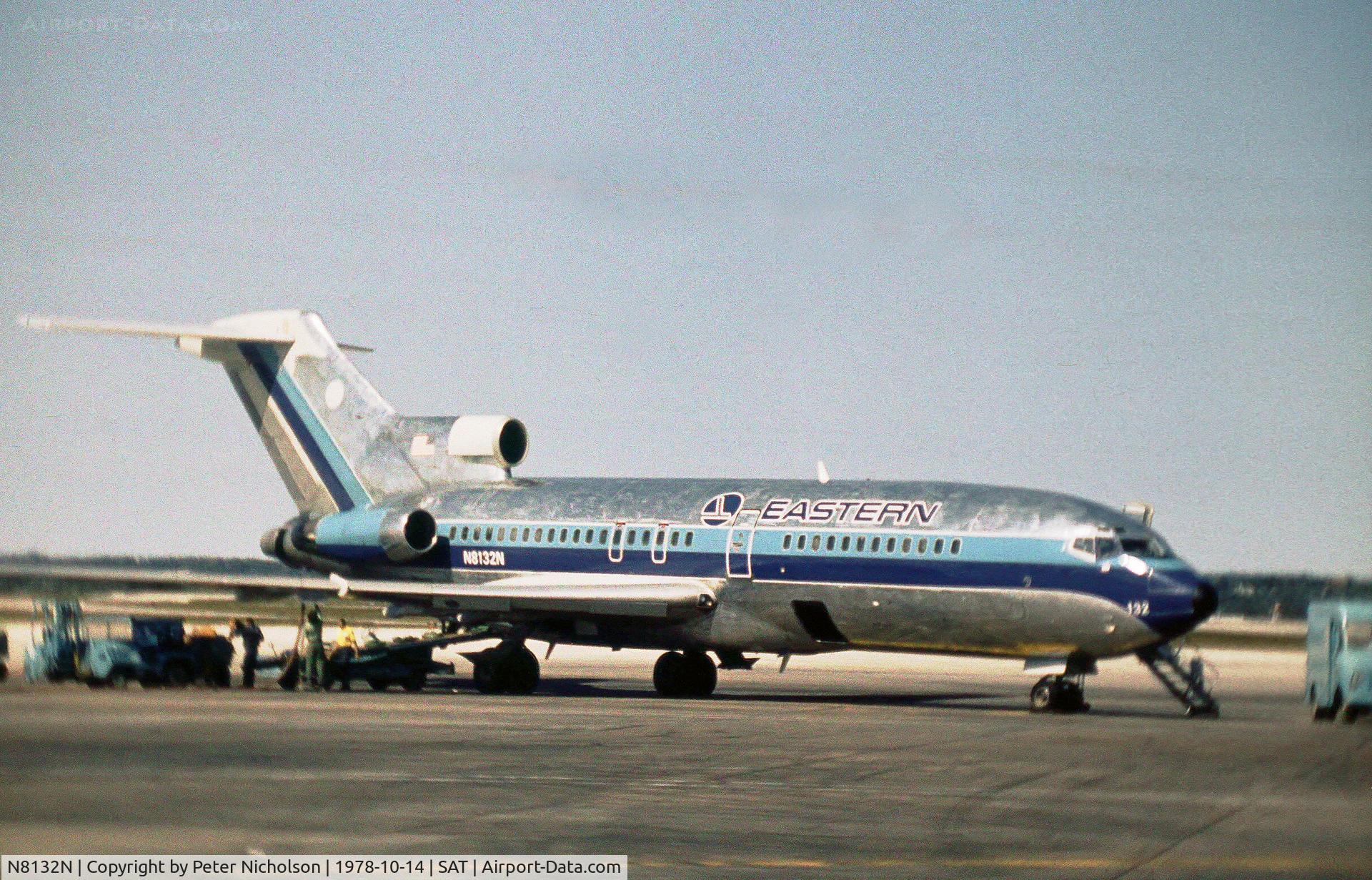 N8132N, 1965 Boeing 727-25 C/N 18283, Boeing 727-25 of Eastern Airlines at San Antonio in October 1978.