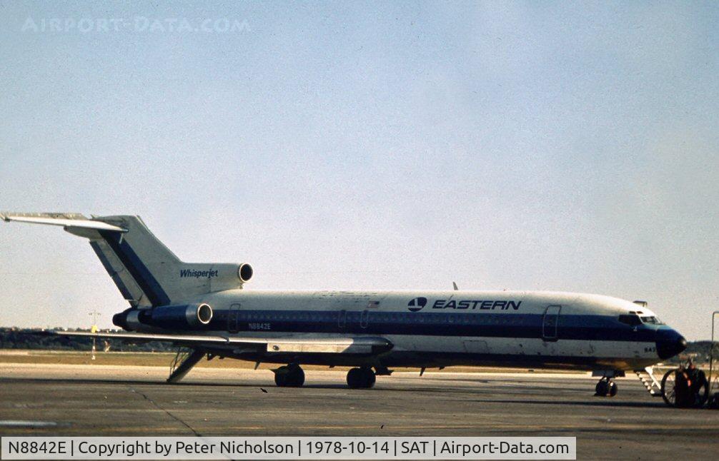 N8842E, 1970 Boeing 727-225 C/N 20416, In 1978 this Boeing 727 was operated by Eastern Airlines as seen at San Antonio.