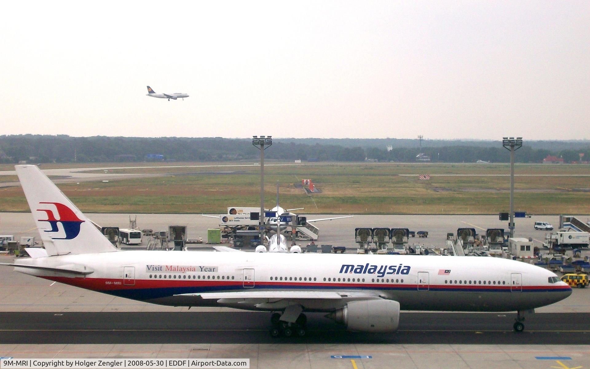 9M-MRI, 1998 Boeing 777-2H6/ER C/N 28416, Leaving Fraport with direction far east