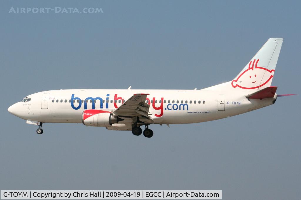 G-TOYM, 1998 Boeing 737-36Q C/N 29141, BMI Baby