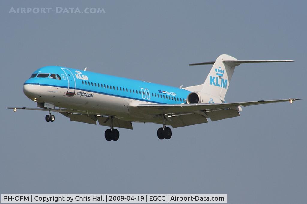 PH-OFM, 1993 Fokker 100 (F-28-0100) C/N 11475, KLM Cityhopper