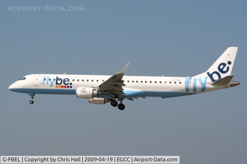 G-FBEL, 2008 Embraer 195LR (ERJ-190-200LR) C/N 19000184, flybe