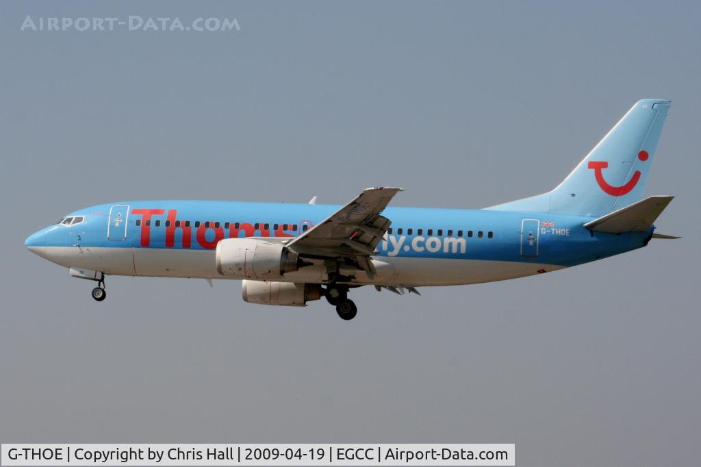 G-THOE, 1995 Boeing 737-3Q8 C/N 26313, Thomson
