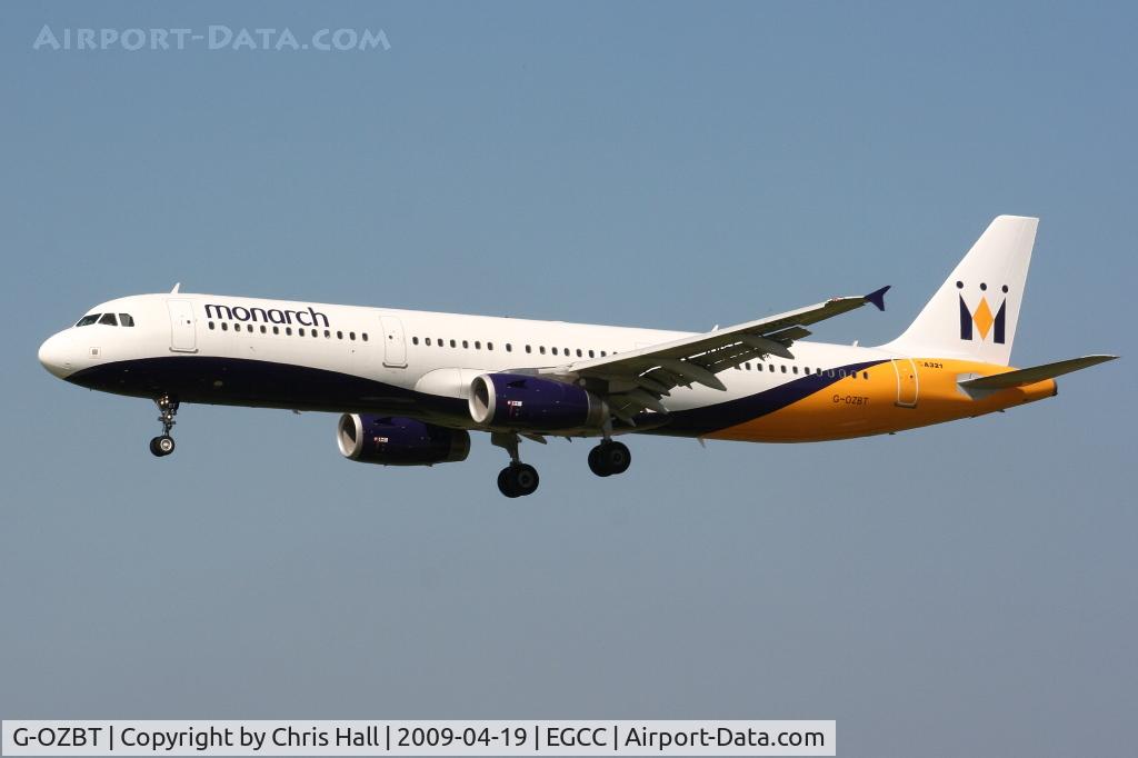 G-OZBT, 2008 Airbus A321-231 C/N 3546, Monarch