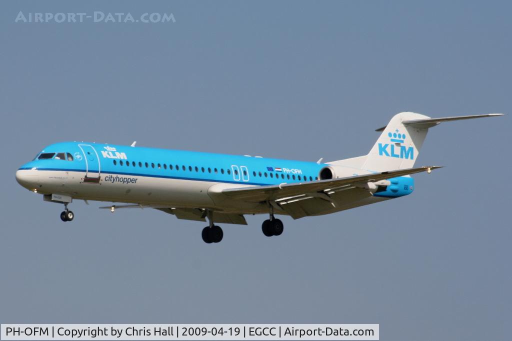 PH-OFM, 1993 Fokker 100 (F-28-0100) C/N 11475, KLM