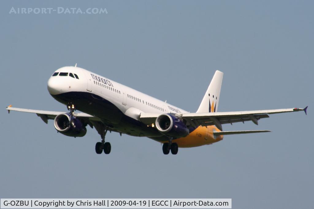 G-OZBU, 2008 Airbus A321-231 C/N 3575, Monarch