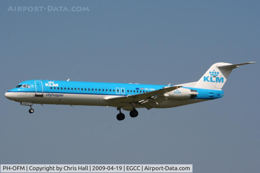 PH-OFM, 1993 Fokker 100 (F-28-0100) C/N 11475, KLM Cityhopper