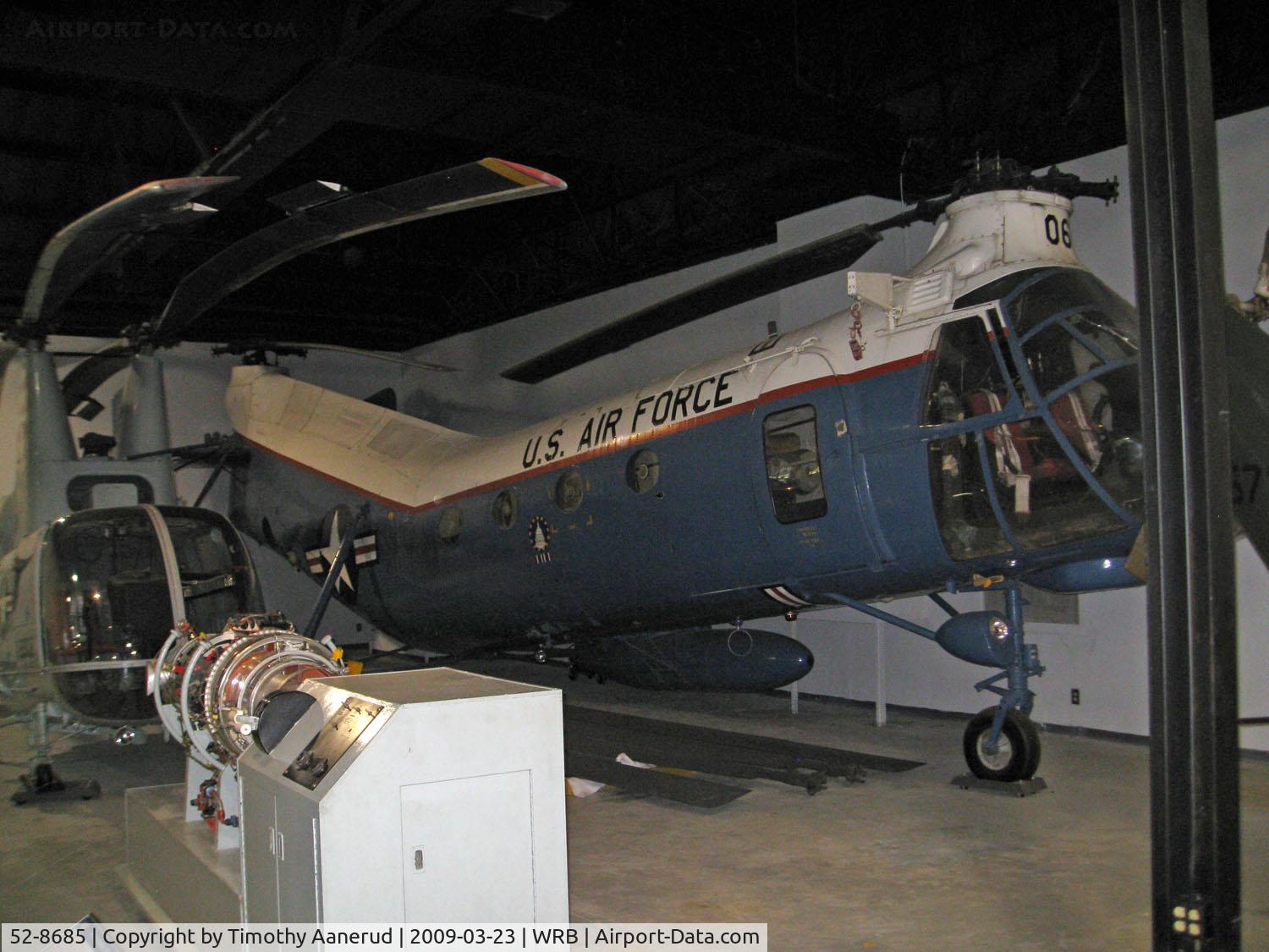 52-8685, 1952 Piasecki H-21B Workhorse C/N B.47, Museum of Aviation, Robins AFB