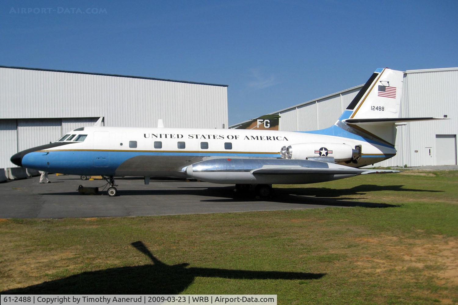 61-2488, 1961 Lockheed VC-140B-LM Jetstar C/N 1329-5017, Museum of Aviation, Robins AFB