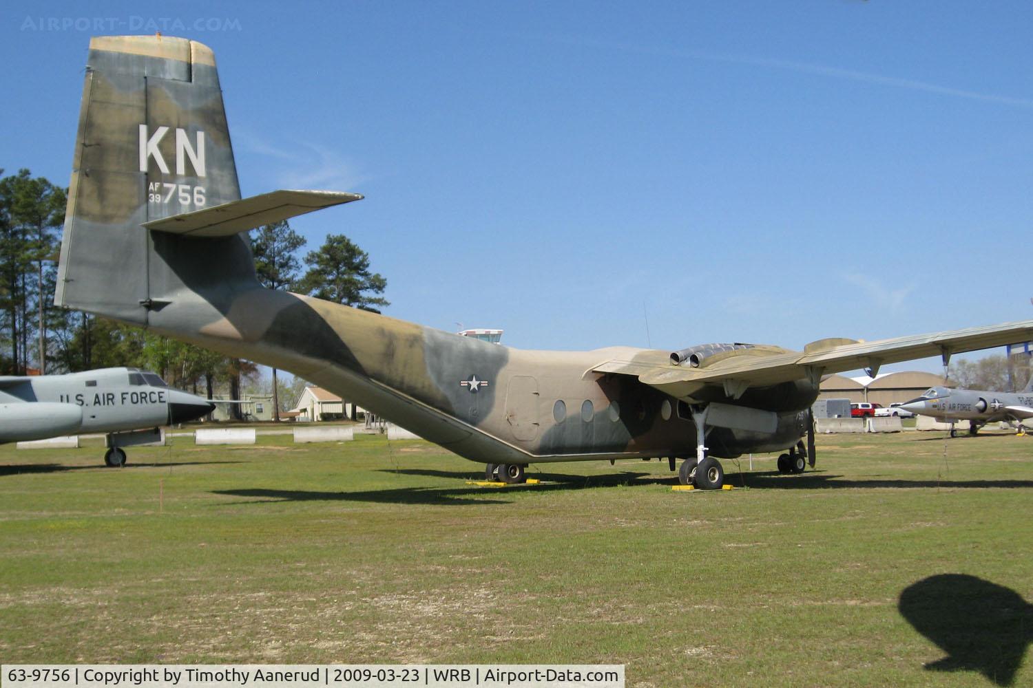 63-9756, 1963 De Havilland Canada C-7B Caribou C/N 218, Museum of Aviation, Robins AFB