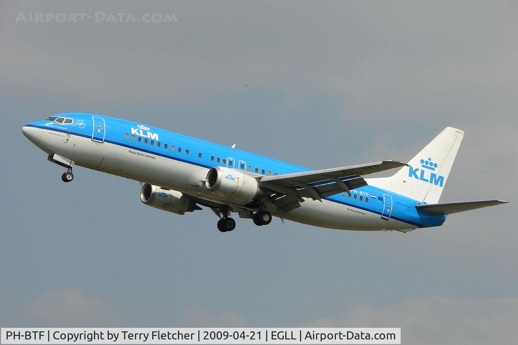 PH-BTF, 1994 Boeing 737-406 C/N 27232, KLM B737 at Heathrow